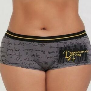 Torrid x Harry Potter Dumbledore’s Army Cotton Boyshort Panty. NWT. Size 6